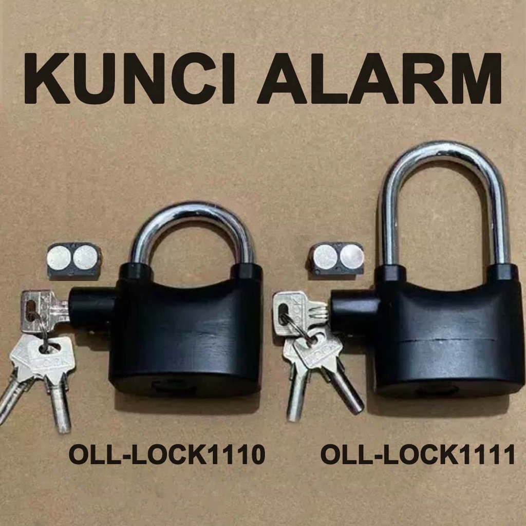 KUNCI PENGAMAN - GEMBOK ALARM SENSOR OLL-LOCK1110/1111