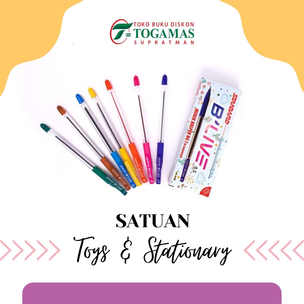 

BALLPEN B'LIVE MIX COLOR STANDARD 0.5MM ORIGINAL