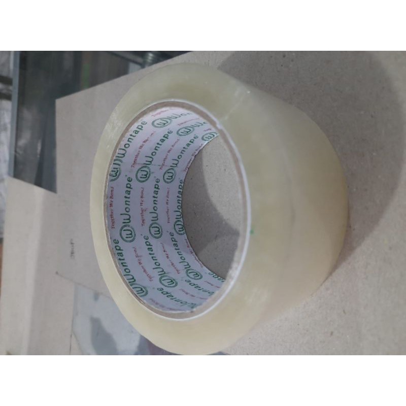 

Isolasi Lakban bening/coklat ukuran 4.8cm x 100 yard murah