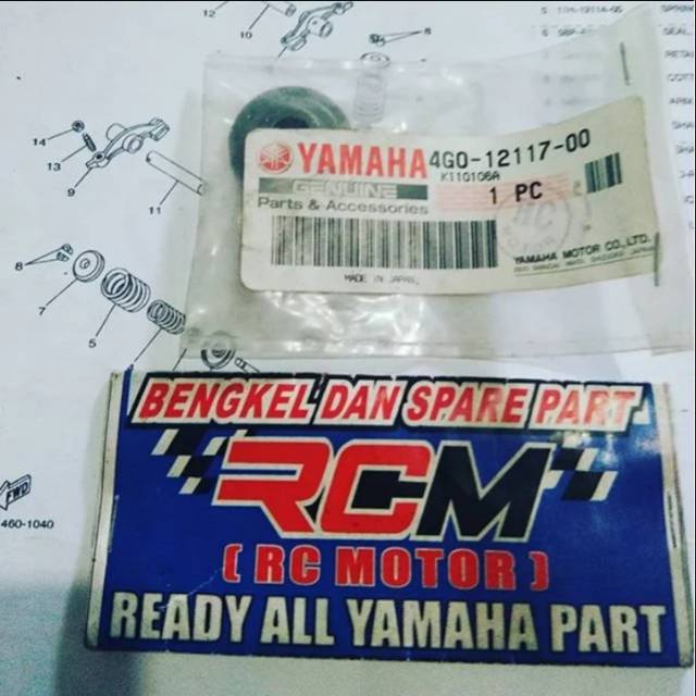 RUMAH KUKU KLEP RETAINER VALVE SPRING ORI ORIGINAL YAMAHA