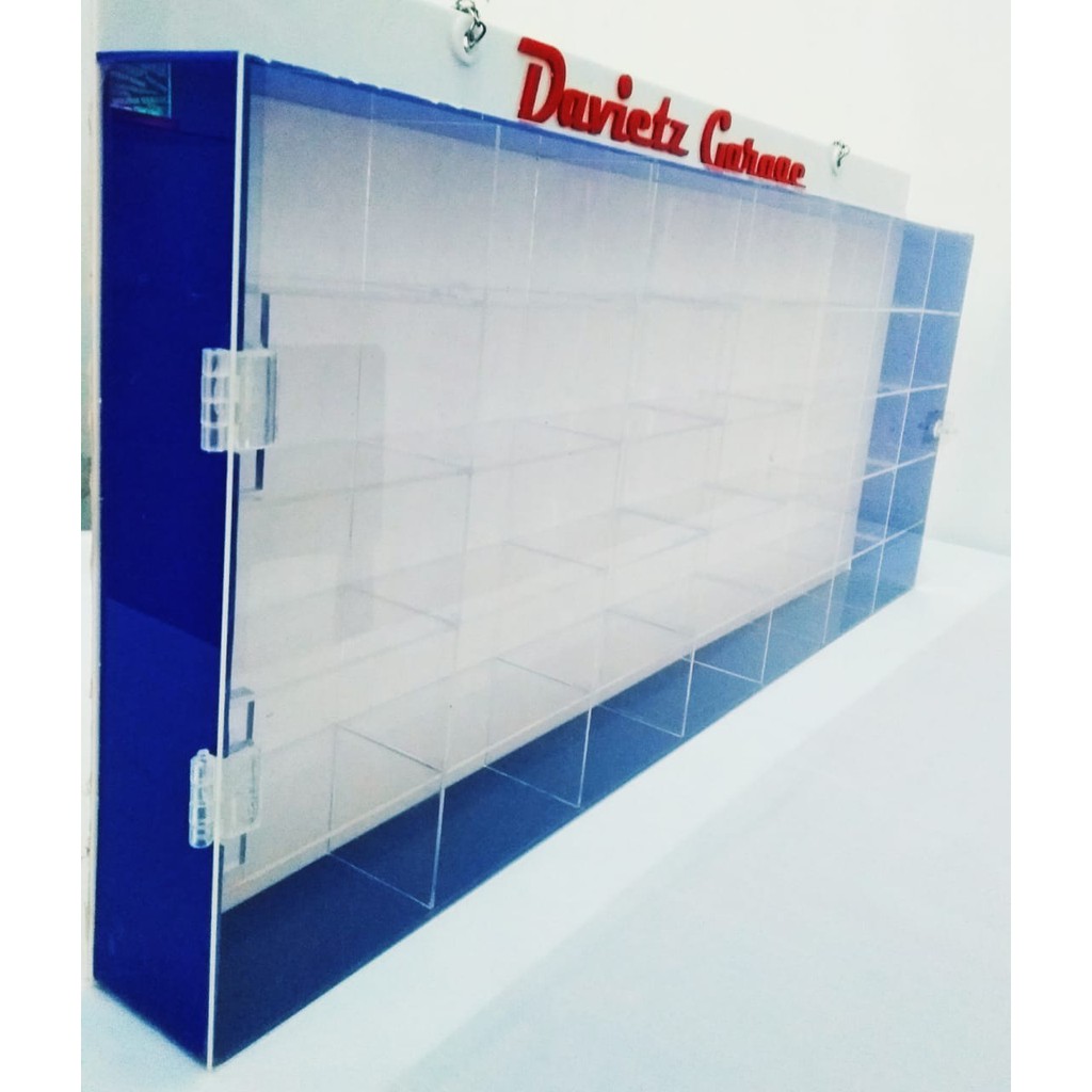 BOX ACRYLIC PAJANGAN TEMPAT MOBIL MAINAN CUSTOM