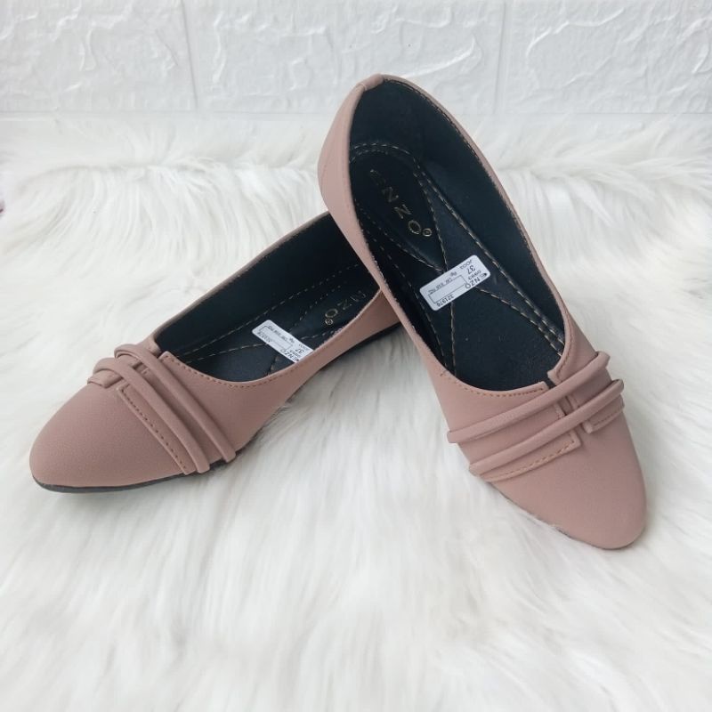 Sepatu Balet Kerja Santai Kasual Slip On Flatshoes Murah Terbaru bisa COD