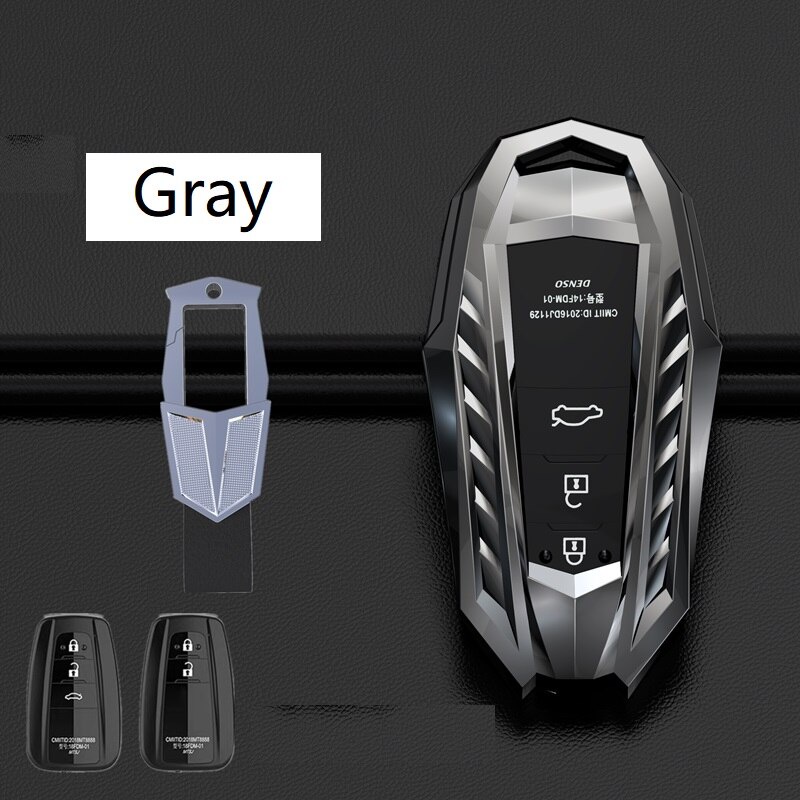 Zinc Alloy Mobil Remote Kunci Cover Case untuk Toyota Avanza Rush Kijiang Innova Calya Razie Yaris Aksesoris