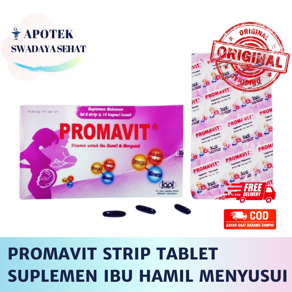 PROMAVIT Strip Tablet - Suplemen Ibu Hamil dan Menyusui Multivitamin