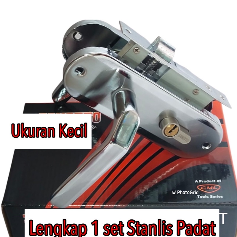 super promo kunci pintu komplit/ kunci pintu minimalis/ kunci pintu handle pintu lever handle lockcase swing stanlis/ kunci pintu lengkap komplit murah stanlis padat