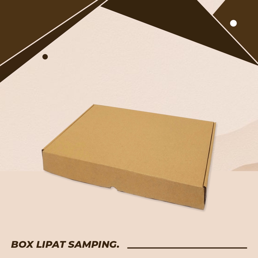 

BOX/KARDUS LIPAT SAMPING UK. 36 x 25 x 4 cm - Giftbox/CustomDesign/Custombox/Hampers/Packaging