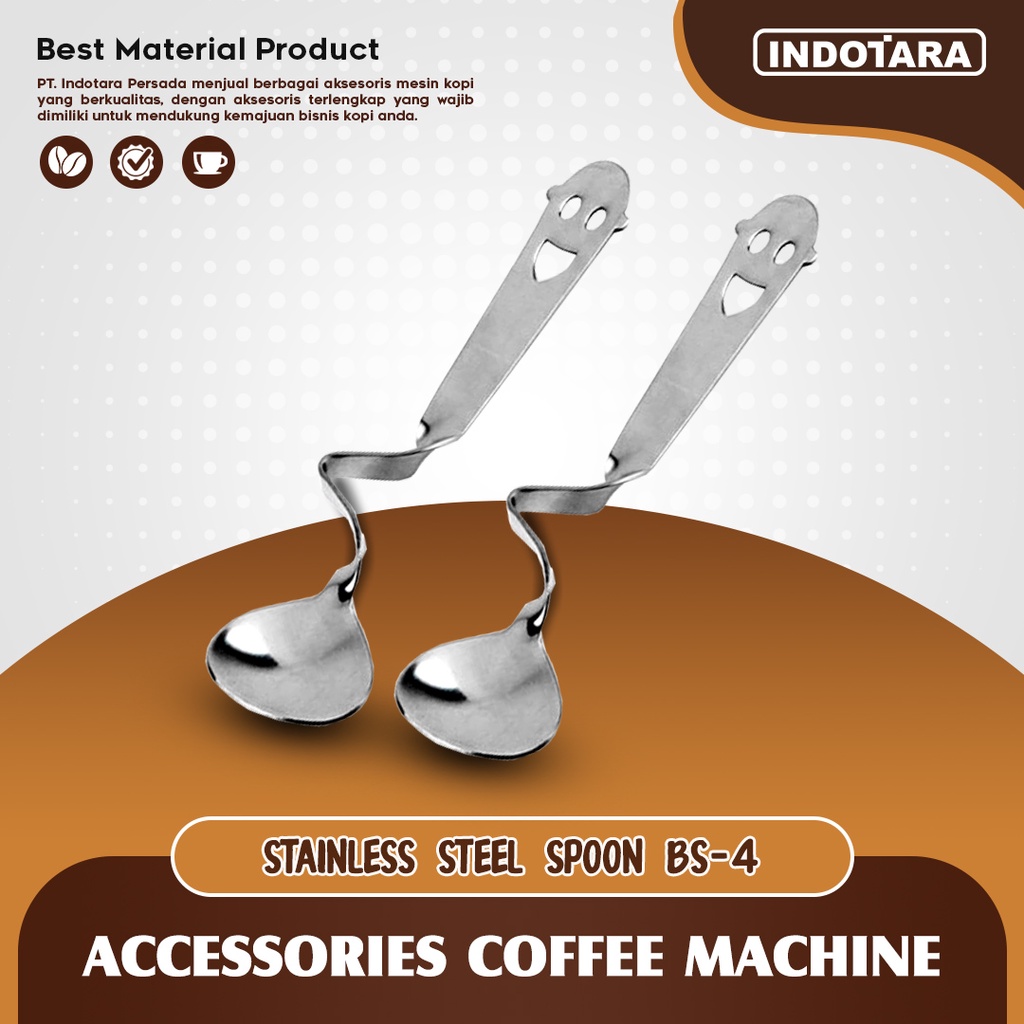 Sendok Makan Stainless Steel Spoon Coffee Tea - BS4