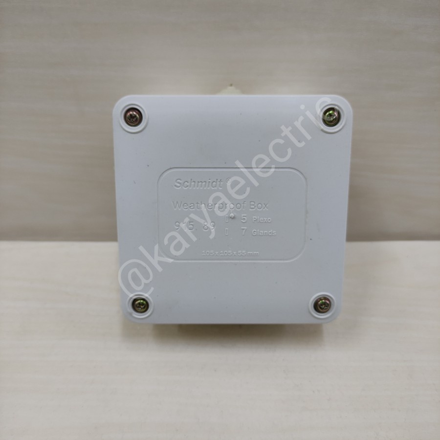 DURADUS 3/4 SCHMIDT 105X105X55 MM DORADUS JUNCTION BOX WEATHERPROOF