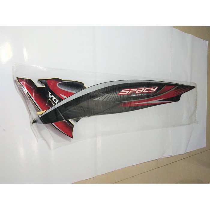 Striker Motor Bodi /  Stiker Bodi & Lis Body & Striping Spacy 2012 Hitam