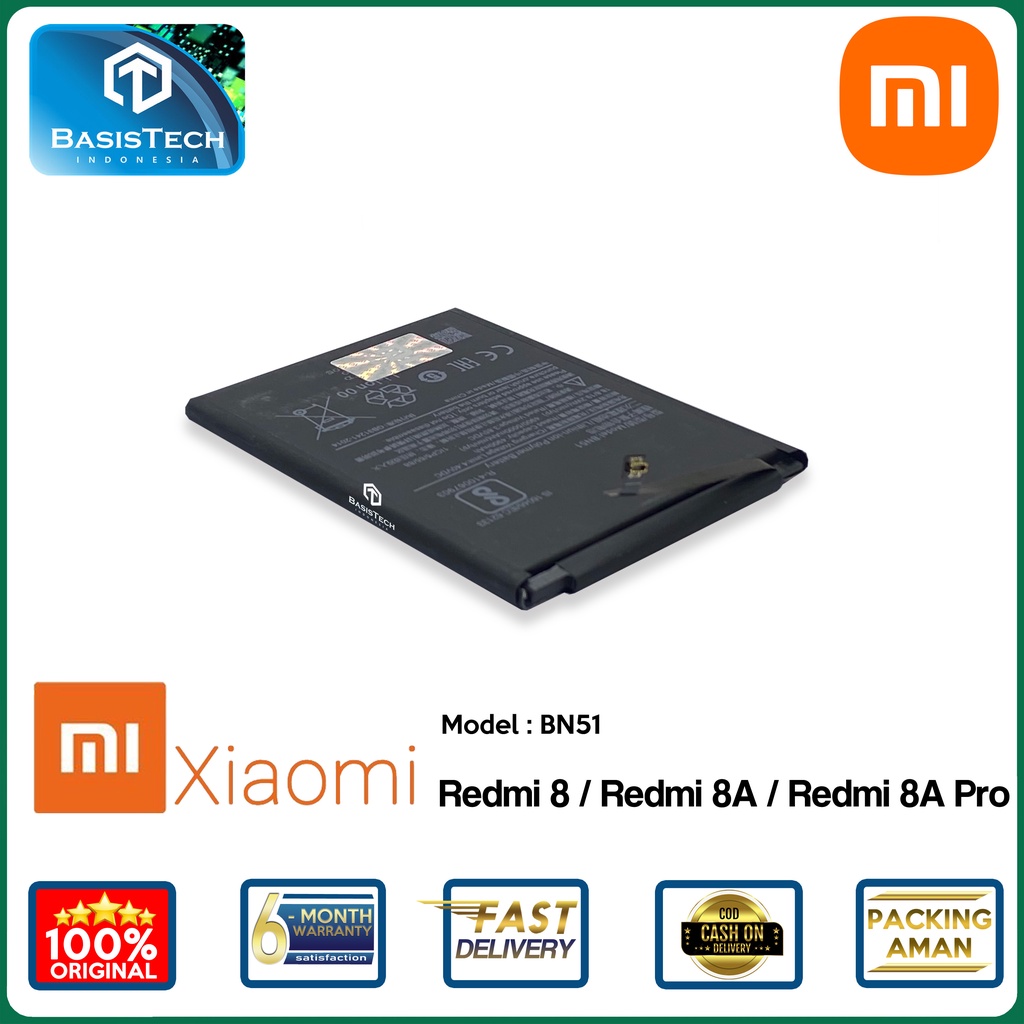 BATERAI XIAOMI REDMI 8 - REDMI 8A - REDMI 8A Pro - BN51 - ORI