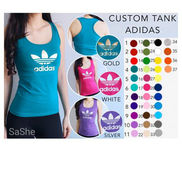 Custom Tank A Baju Kaos Atasan Olahraga Zumba Senam Aerobic Terlaris Seksi