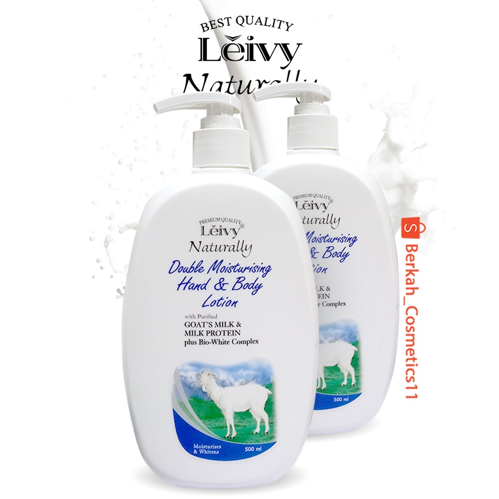 Leivy Handbody Lotion Goat Milk Pump 500ml