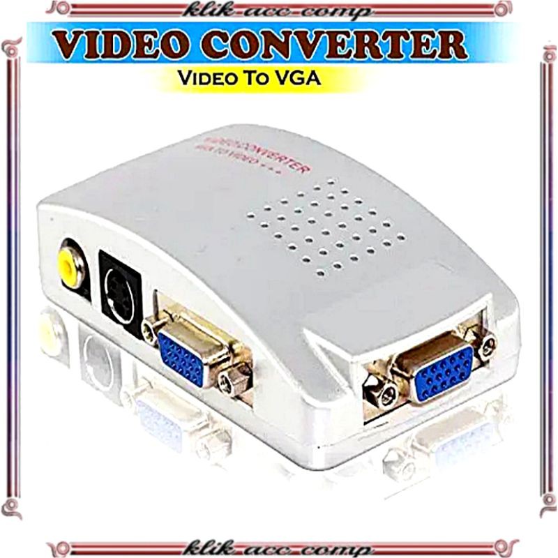 Converter VGA TO RCA / PC to TV /vga to rca / av