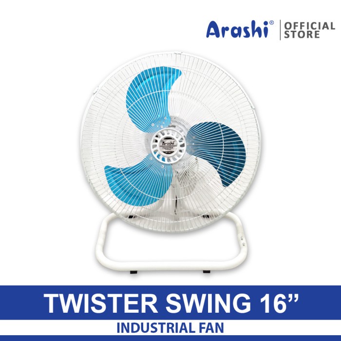 ARASHI Kipas Angin Besi 2 Fungsi Twister 16 Inch AR 138 - Garansi 1 Tahun