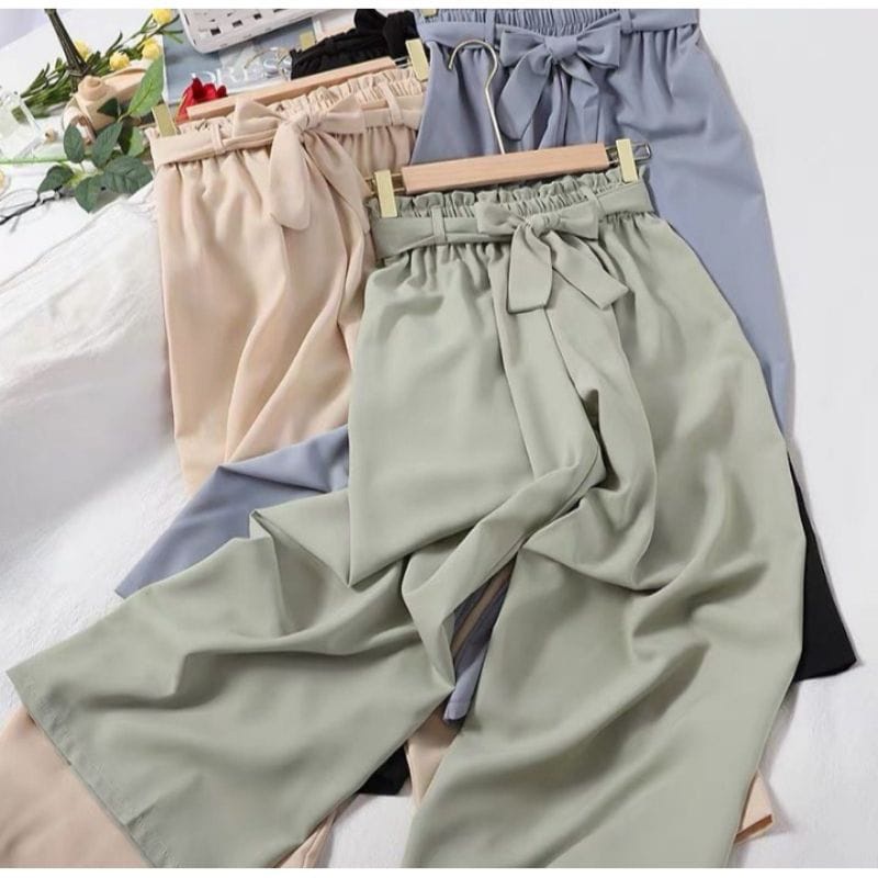 VIONA KULOT - CELANA KULOT WANITA  - HIGHWAIST PANTS - KULOT PREMIUM - WIDE LEG PANTS - CULLOTE HIGHWAIST – HIGHWAIST- CELANA KULOT - CELANA KULOT JEANS – CULLOTE - KULOT - CELANA WANITA KEKINIA - KULOT CRINKLE