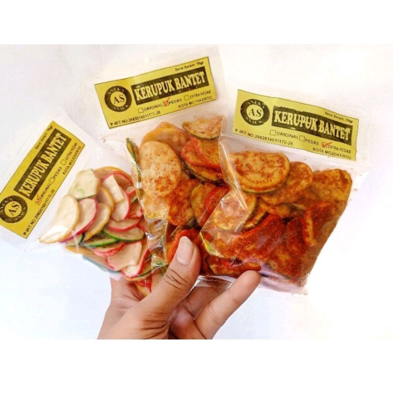

Kerupuk seblak bantet enak murah 70 gr