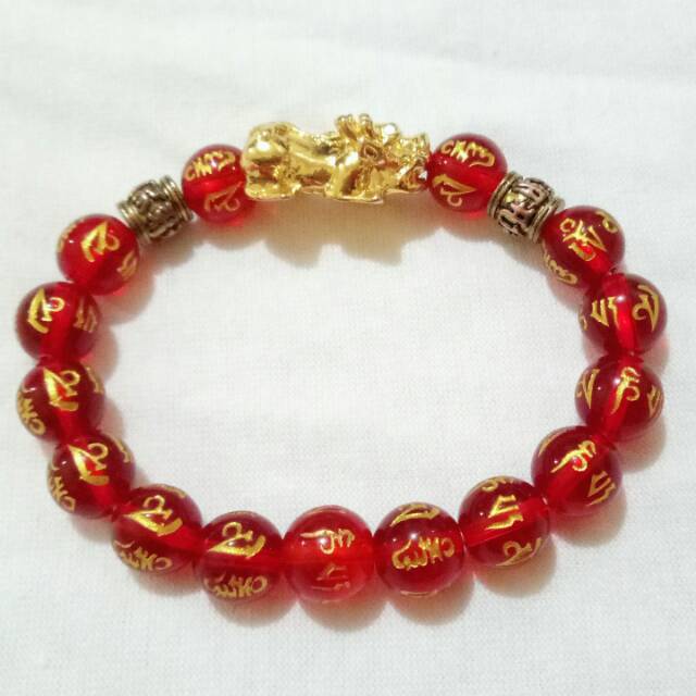 

Gelang Om Mani Padme Hum. Gelang pixiu gelang perak. Gelang pixiu