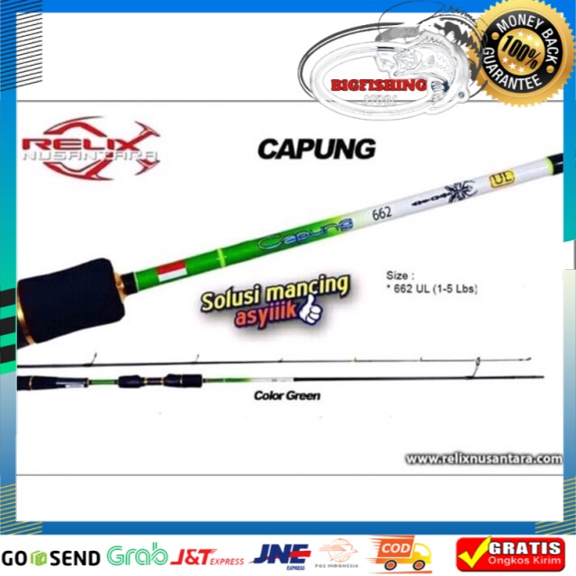 JORAN PANCING CASTING KUAT RELIX NUSANTARA CAPUNG 662UL RINGAN DAN MURAH