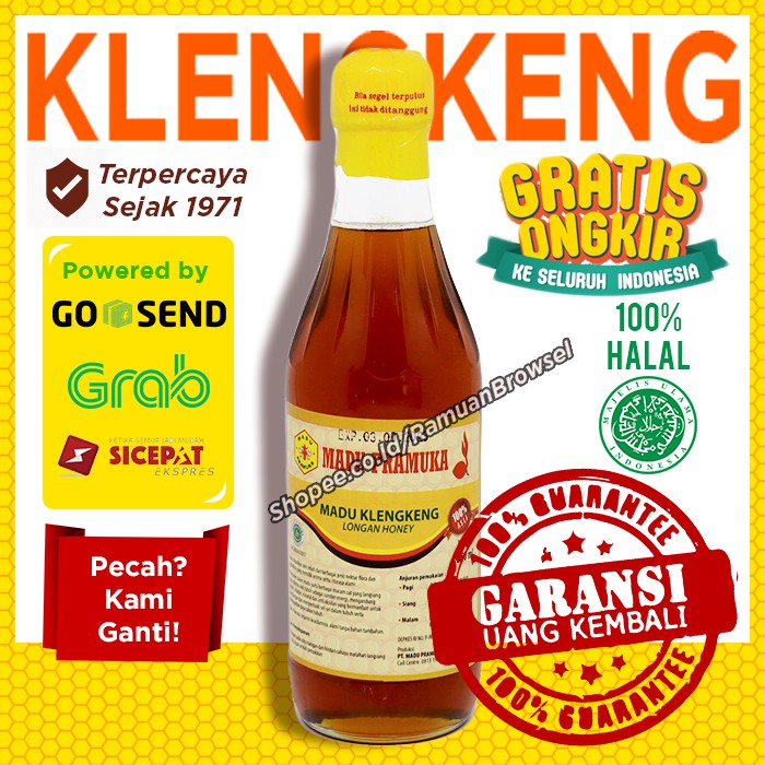 

Madu Klengkeng Pramuka 350ml Alami