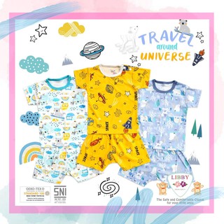  Baju  Setelan Pendek Bayi  Libby  Motif Terbaru  Travel Around 