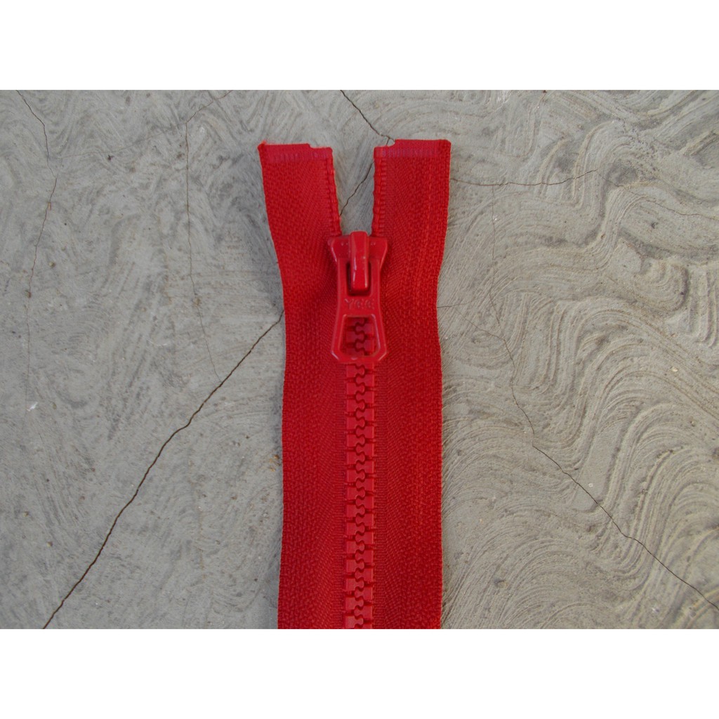 Resleting Jaket 60 cm Merah