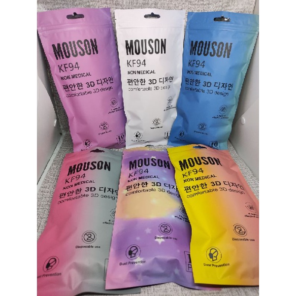 MASKER KF94 MOUSON GALAXY ISI 10 PCS