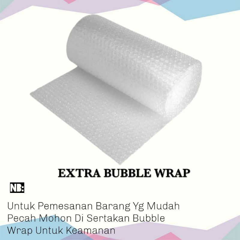 

E BUBBLE WRAP .TAMBAHAN BUBBLE UNTUK KEMANAN PACKING KEMASAN PRODUK.
