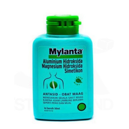 Mylanta Cair Isi 50ml Obat Pereda Sakit Maag lambung / Nyeri Ulu Hati