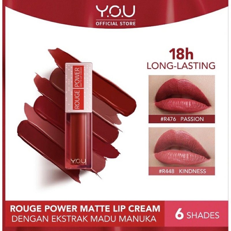 Rouge Power Matte Lip Cream ~ ORIGINAL 100%