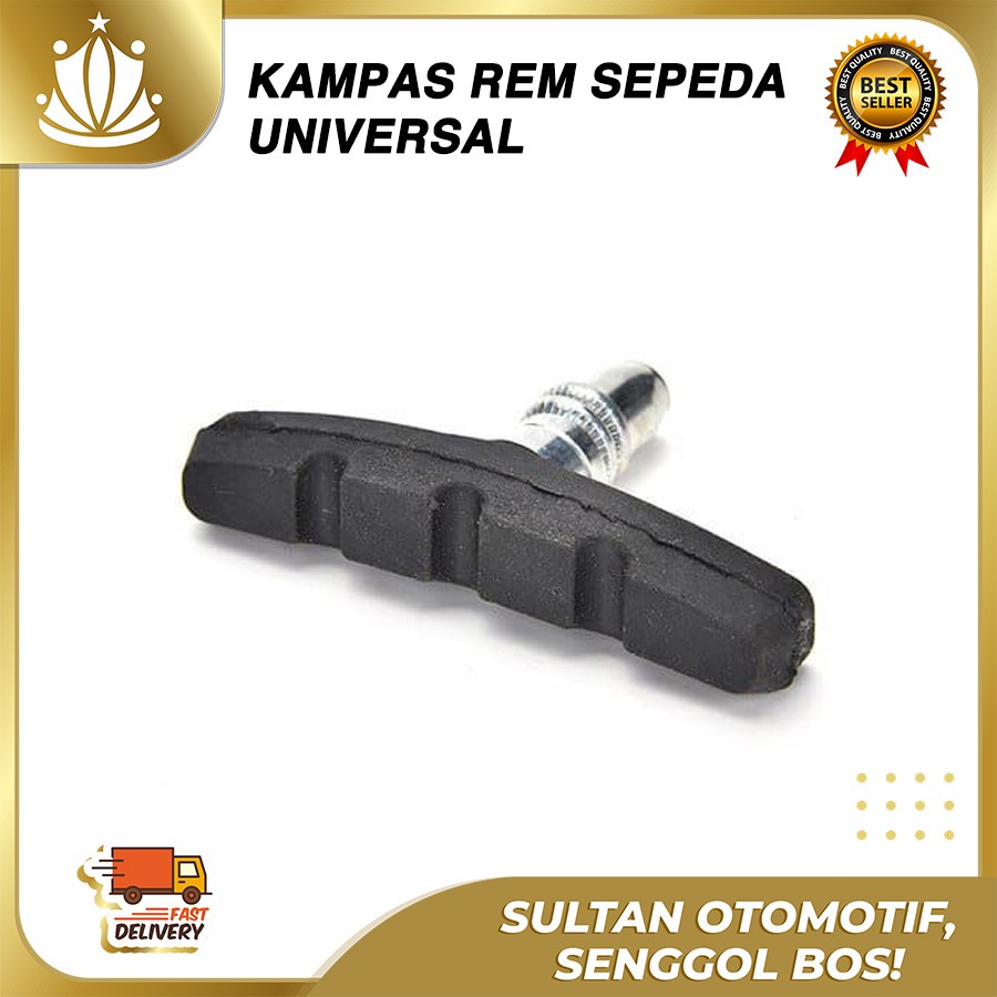 Kampas Rem Sepeda / Karet Rem Kunci L merk EXOTIC UNIVERSAL - 1pcs