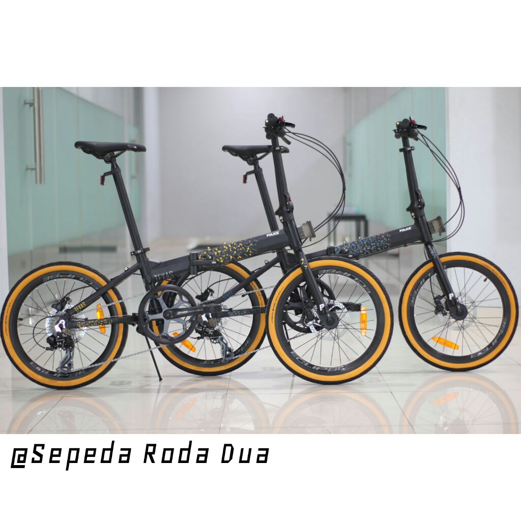 Sepeda Lipat Police Texas New 2022
