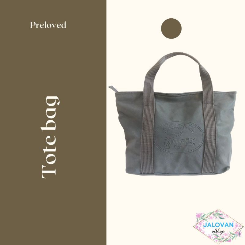 Tote Bag Lacoste Preloved