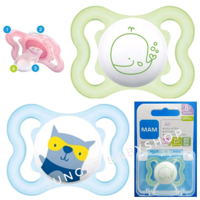 MAM Pacifier Air 0+ Empeng Bayi Baby