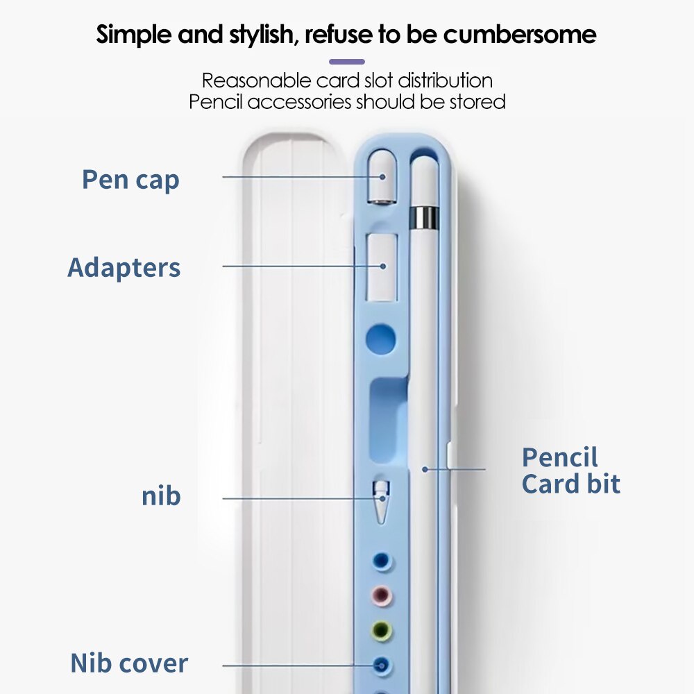 Danycase Hard Case Kotak Penyimpanan Pensil Apple Portable A183