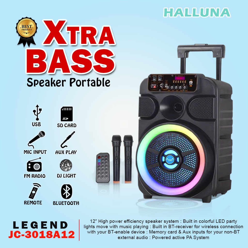 Speaker Bluetooth  ikedo 12inch