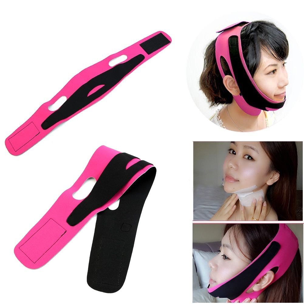 MAANGE Sabuk Penirus Wajah Mengencangkan Wajah yg mulai kendur Face Lift Anti Wrinkle Belt Cantik memang perlu perjuangan Women Slimming Chin Cheek Slim Lift Up Mask V Face Line Belt Anti Wrinkle Strap Band Facial Beauty Tool Face Slimming Bandage