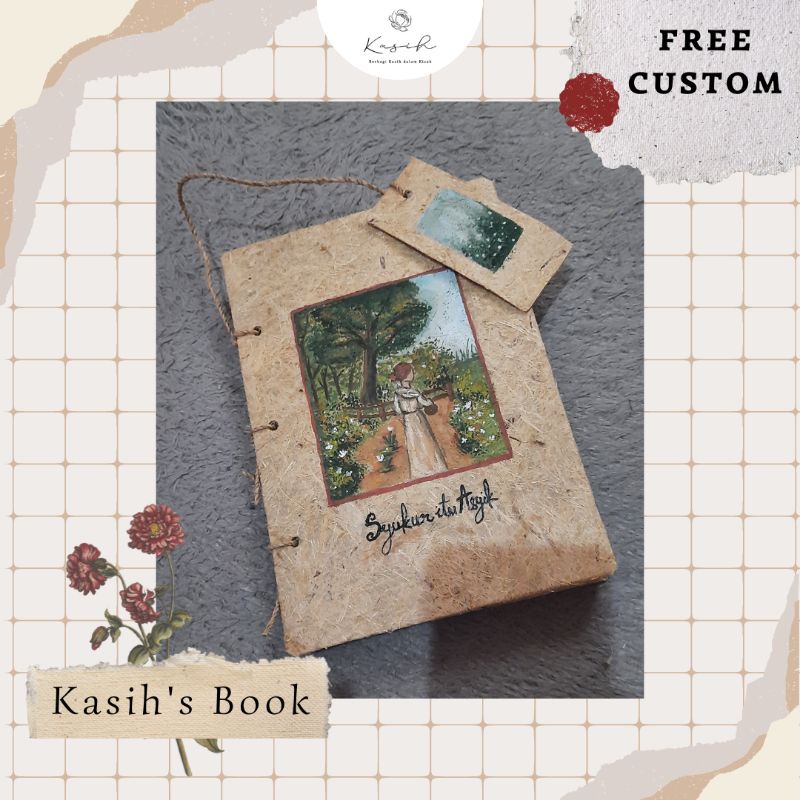 

Buku Journal Custom | Kertas Daur Ulang by Kasih