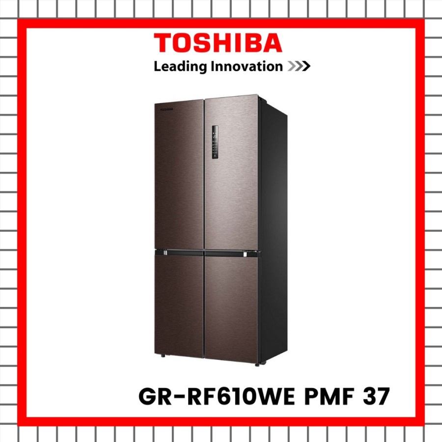 LEMARI ES SIDE BY SIDE TOSHIBA GR-RF610WE-PMF(37) KULKAS SIDE BY SIDE