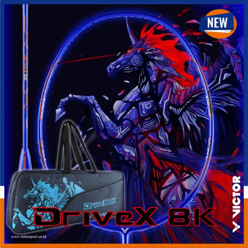 RAKET VICTOR DRIVEX 8K DRIVE X 8K RAKET BADMINTON ORIGINAL