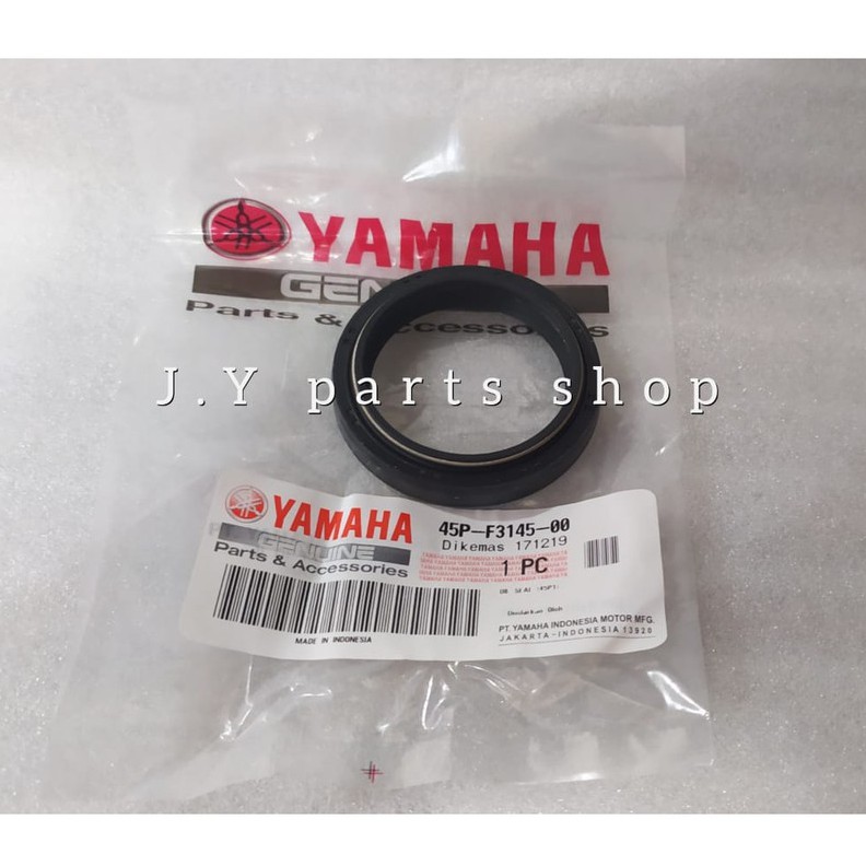 OIL SEAL SIL SHOCK SHOK SOK DEPAN BYSON KARBU FI INJEKSI R25 MT25 R MT 25 ORIGINAL YGP 45P-F3145-00