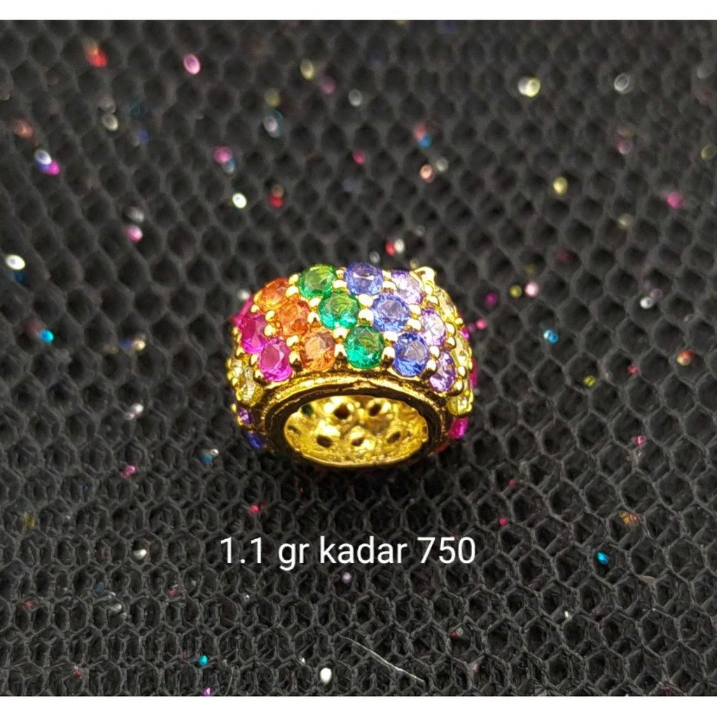 New Liontin Emas 17K - 1.1 gr Kadar 750 - 1518