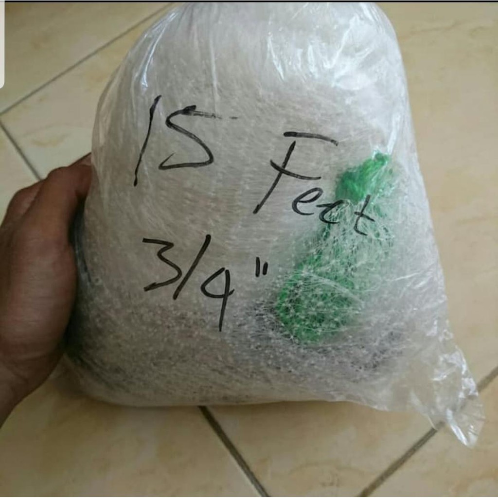 Jala Lempar 15 feet 4,5 meter Cocok untuk ikan kecil