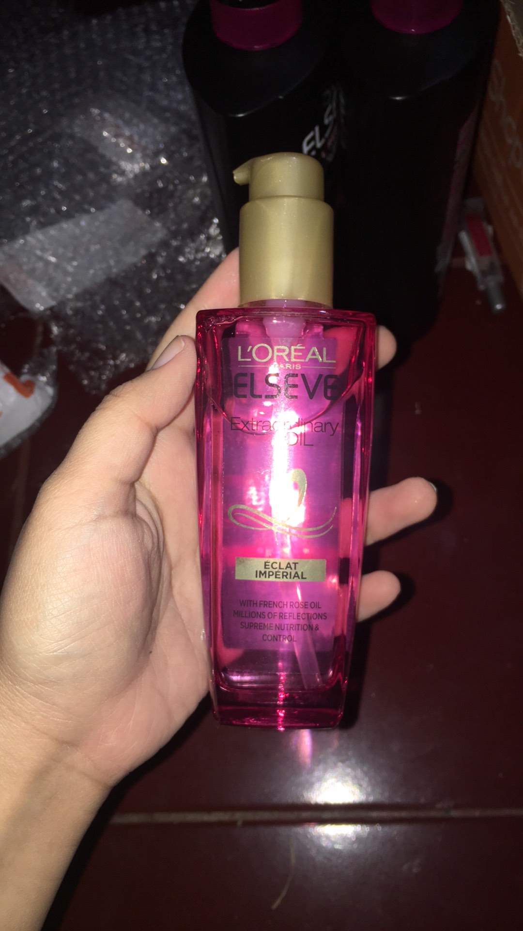 L'Oreal Paris Extraordinary Oil Pink Hair Serum - 100 ml (Perawatan