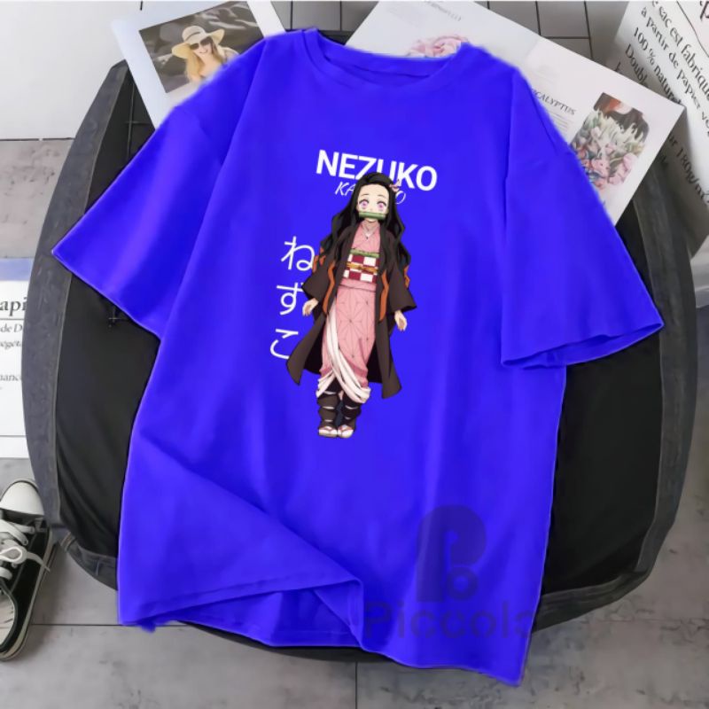 baju kaos anak anak Kitana Kimetsu No Yaiba / Baju Kaos Demon Slayer Nezuko Zenitsu t shirt