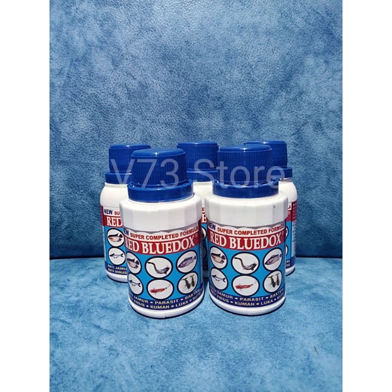 Red Bluedox 125ml Obat Ikan Anti Jamur Parasite Bakteri