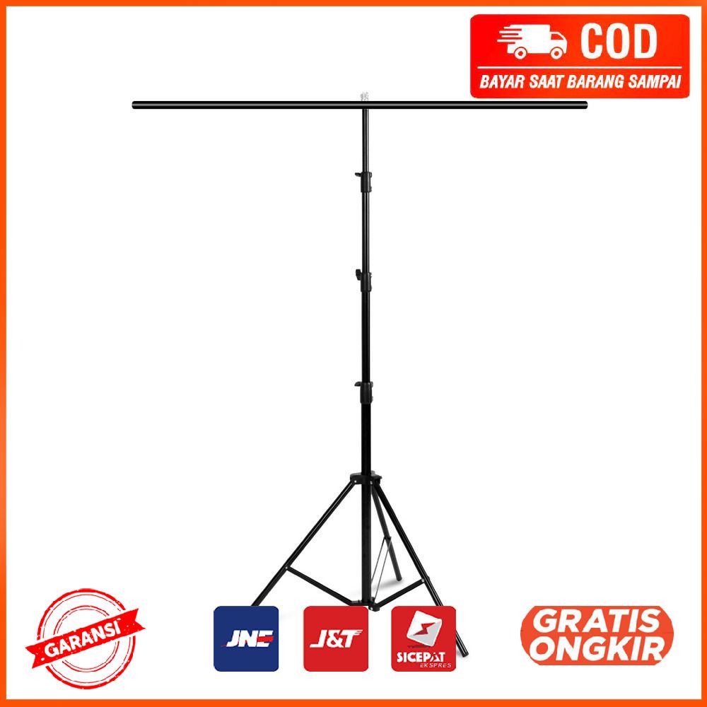 Stand Background Backdrop Photography T-Shape 4 Clamp - M139 200x150