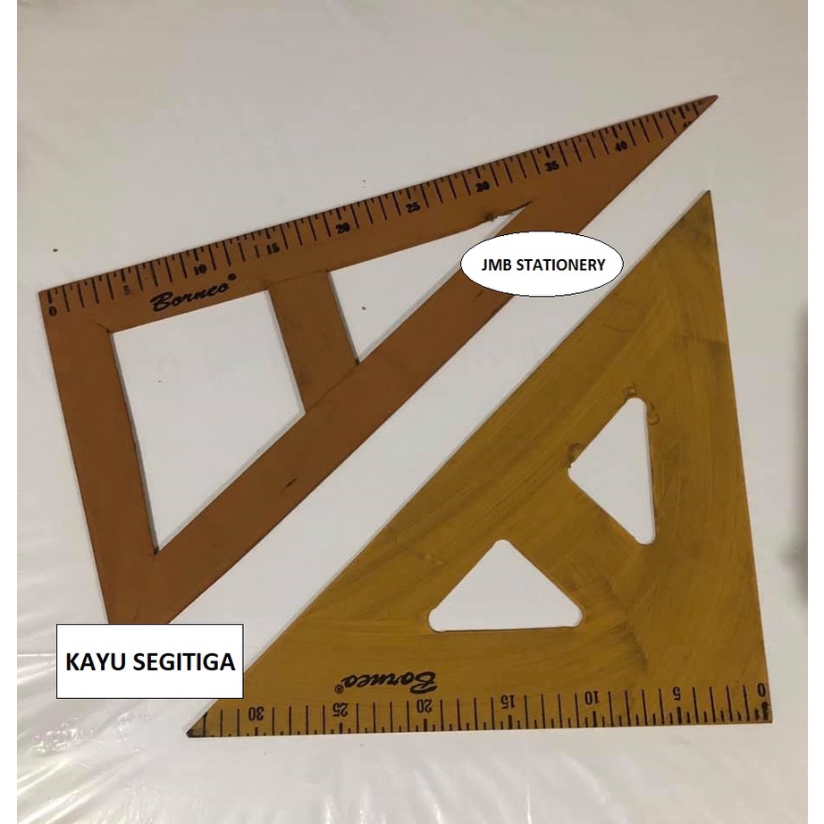 

Penggaris Kayu Segitiga