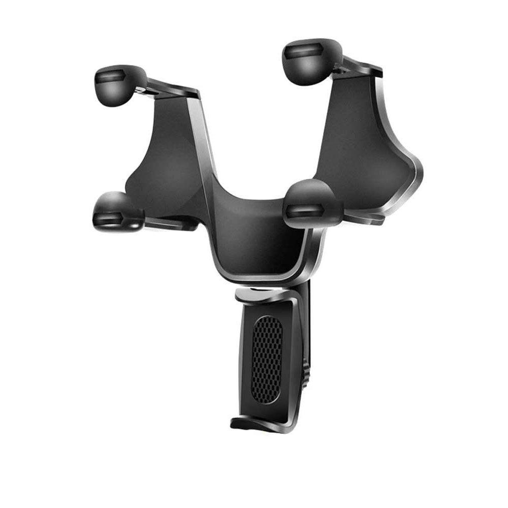 Lanfy Car Phone Holder ABS 360derajat Rotating Mount Bracket DVR/GPS Hp Aksesoris Interior Mobil Smartphone Cradle Stand