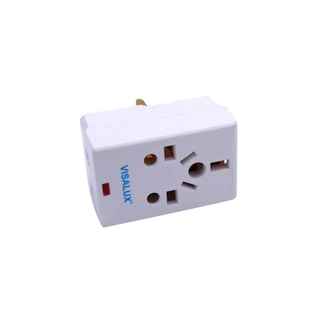 Steker T Serbaguna Visalux Kaki 3 Universal Travel Adaptor Visalux