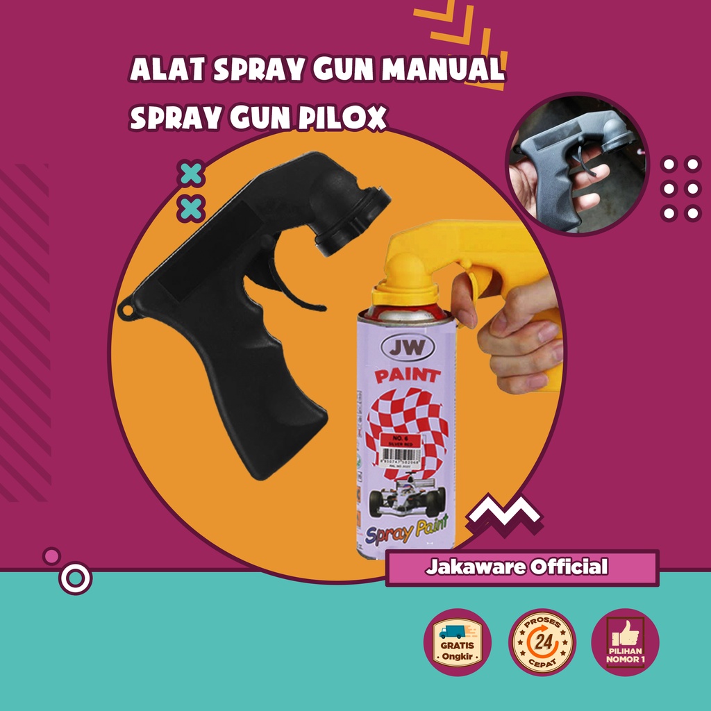SPRAY GUN ALAT BANTU SEMPROT CAT PILOX MANUAL PILOK MENGECAT SEMPROTAN TEKAN PYLOX MOTOR MOBIL PAINT